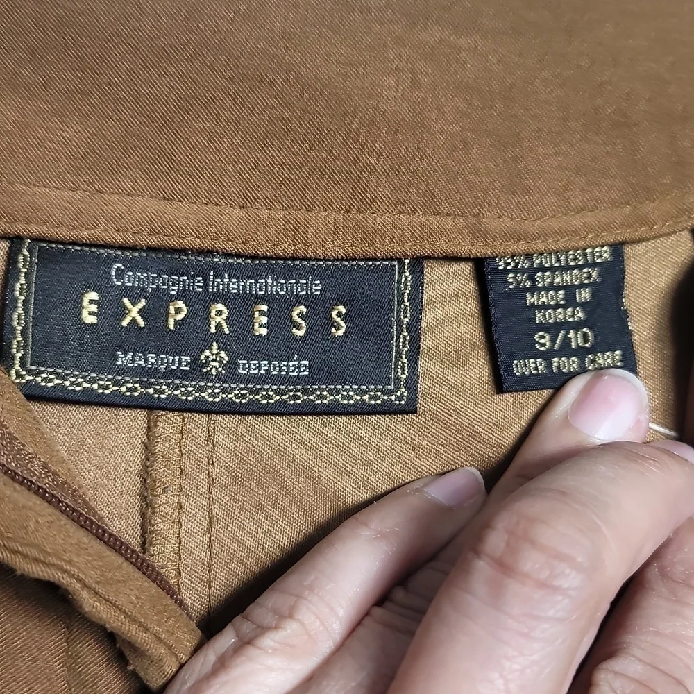 Vintage Companie Internationale Express Suede Camel Boot Cut